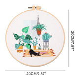 Meadow Flowers Embroidery Starter Kit With Pattern and Instructions and Hoop