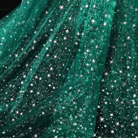 Starry Stars Tulle Hooded Cloaks