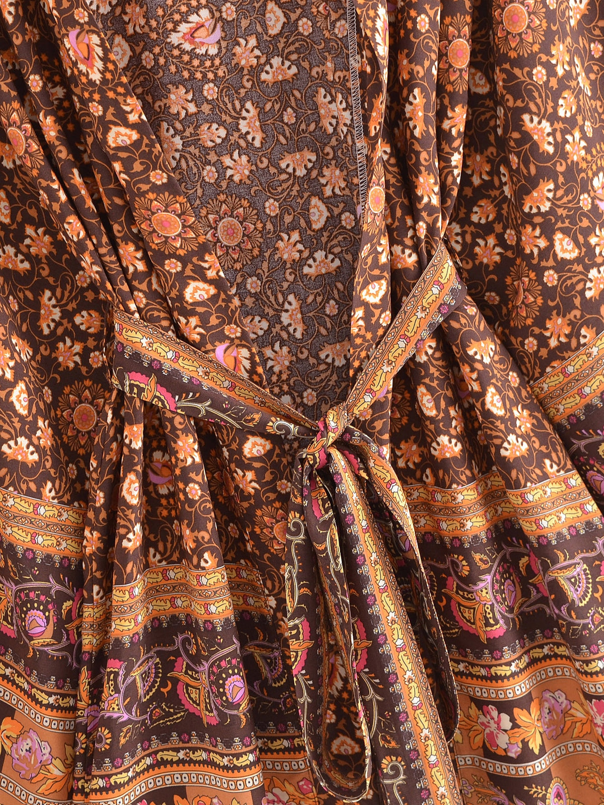 River Moss Boho Short Kimono