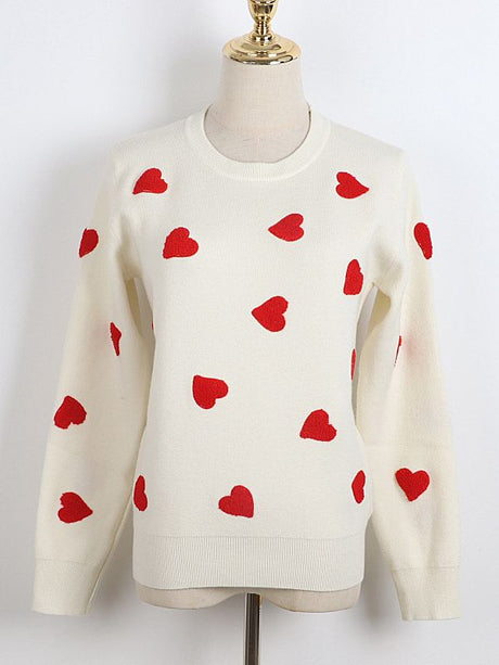 Love Confetti Heart Sweater
