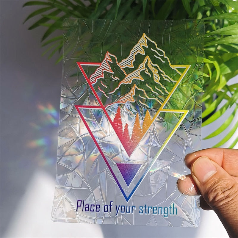 Rainbow Maker Window Stickers DIY Glass Decals Rainbow Prisms Maker