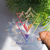 Rainbow Maker Window Stickers DIY Glass Decals Rainbow Prisms Maker