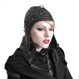 Punk Trapper Hat With Goggles Steampunk Earflap Bomber Hat