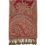 Pashmina Paisley Large Silk Scarf Wrap