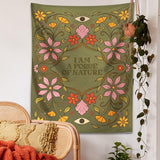 I Am A Force Of Nature Wildflower Wall Hanging