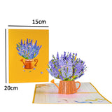 Pop-Up Flower Card 3D Greeting Card