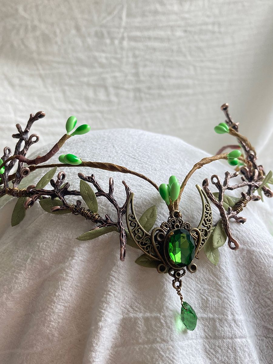 Handmade Woodland Elven Crowns Fairy Goddess Wedding Crown