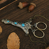 The Royal Tailor's Needlework Scissors Kit With Necklace Holder