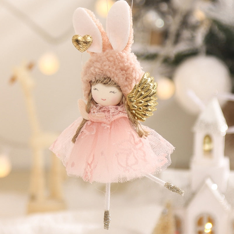 Christmas Angel Doll Xmas Tree Ornaments