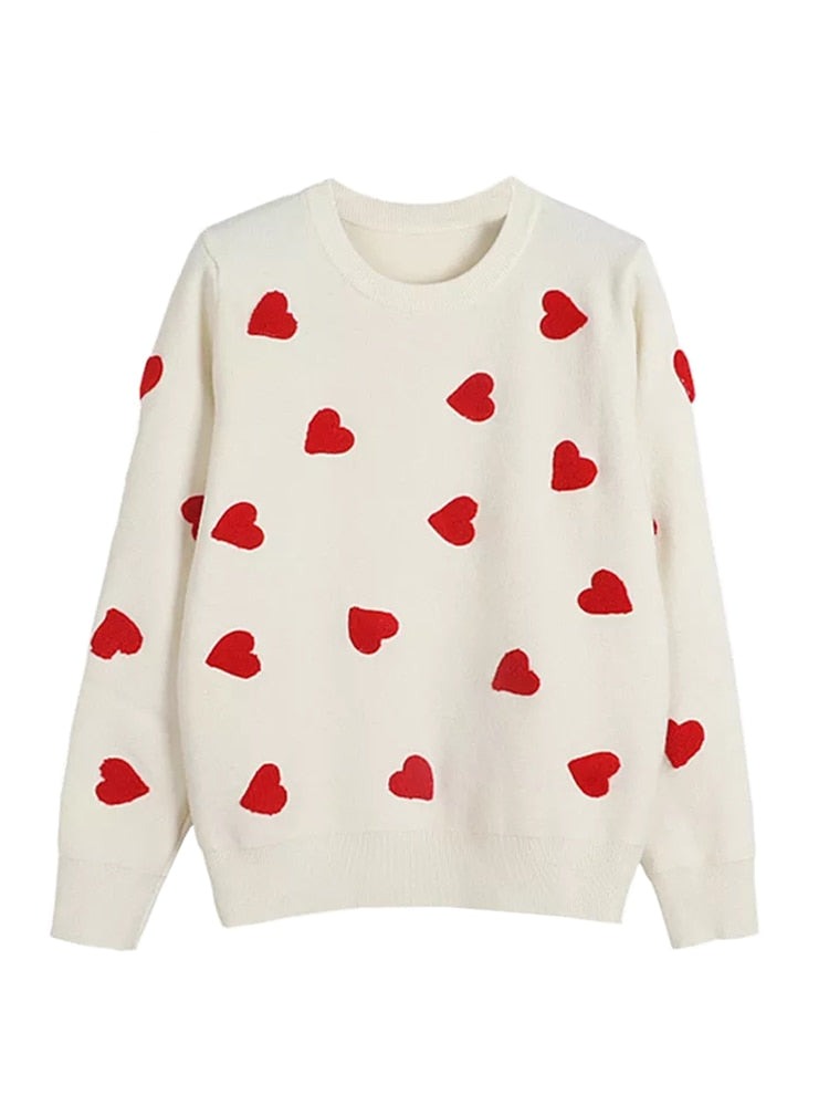 Love Confetti Heart Sweater