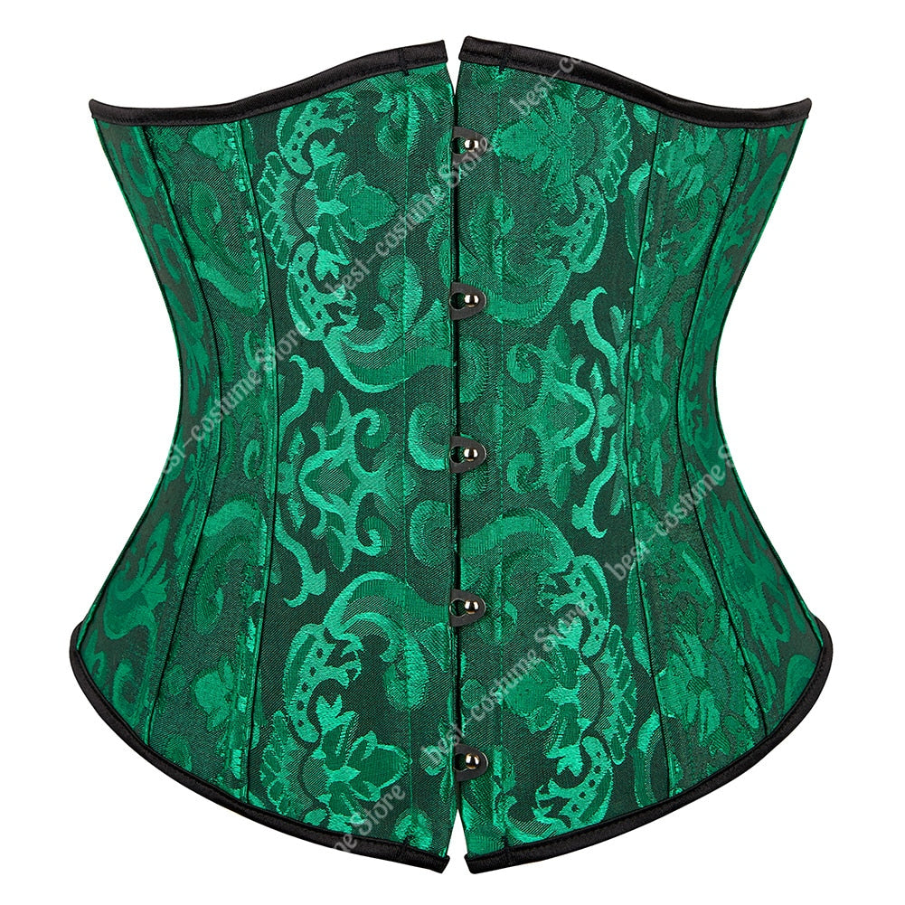 Blues & Greens Underbust Corsets - 28 to Collect