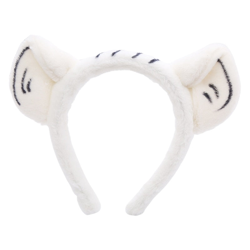 Plush Animal Ears Headband Costume Prop