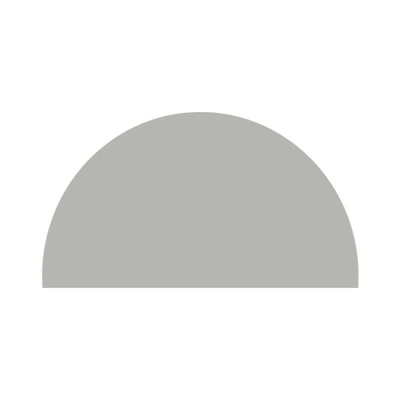 Half Circle Removable Peel and Stick Wall Sticker Wall Decal