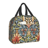 William Morris Print Thermal Insulated Lunch Bag