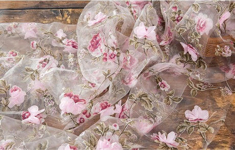 Spring Flowers Removable Puff Sleeves