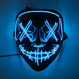 Glowing Cosplay LED Joker Masks