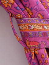 River Moss Boho Short Kimono