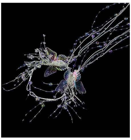Mermaid Headdress Water Effect Transparent Crystal Headwear