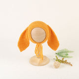 Soft Knitted Angora Floppy Rabbit Ears Bonnet Newborn Photography Props