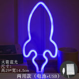 Planets & Astronauts Neon Lights LED Night Lights