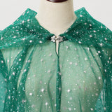 Starry Stars Tulle Hooded Cloaks