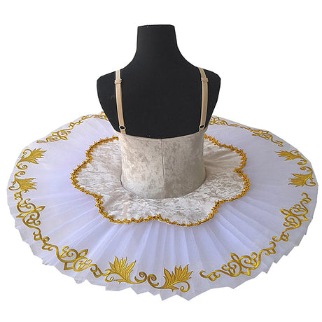 Velvety Top Embroidered Ballet Tutus Kids and Adult Ballerinas