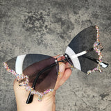 Diamond Butterfly Sunglasses