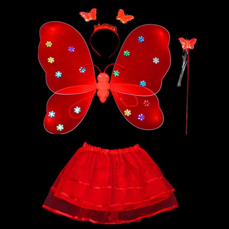 4 Piece Sets Bumble Bee & Ladybug Costumes for Kids