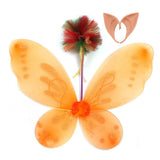Woodland Fairy Princess Costume for Girls Fancy Tutu Dress with Wings