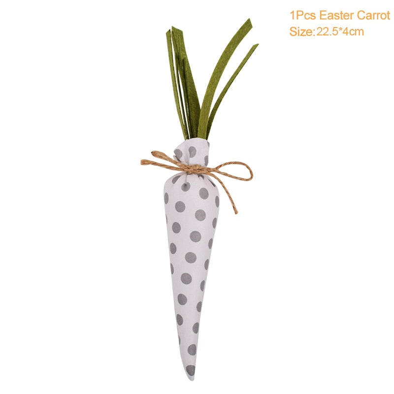 Easter Cotton Carrots Decoration Gifts