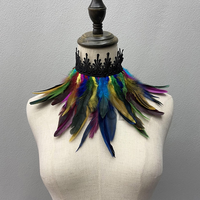 Feather Choker Collars