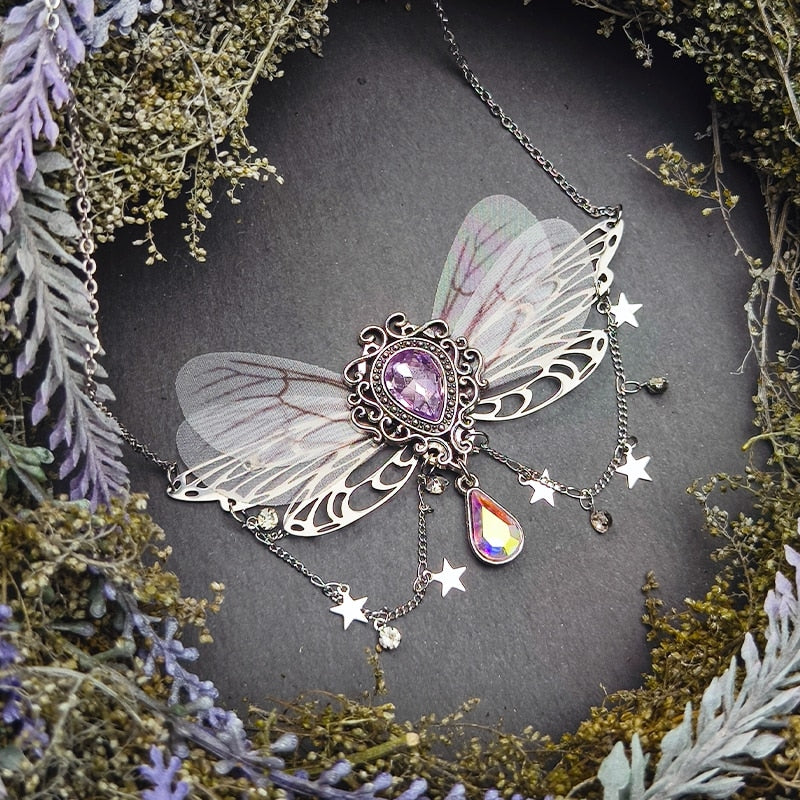 Woodland Fairies Forest Pixie Fairycore Pendant Necklaces