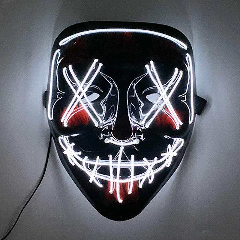 Glowing Cosplay LED Joker Masks
