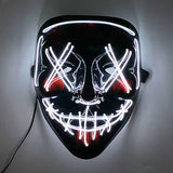 Glowing Cosplay LED Joker Masks