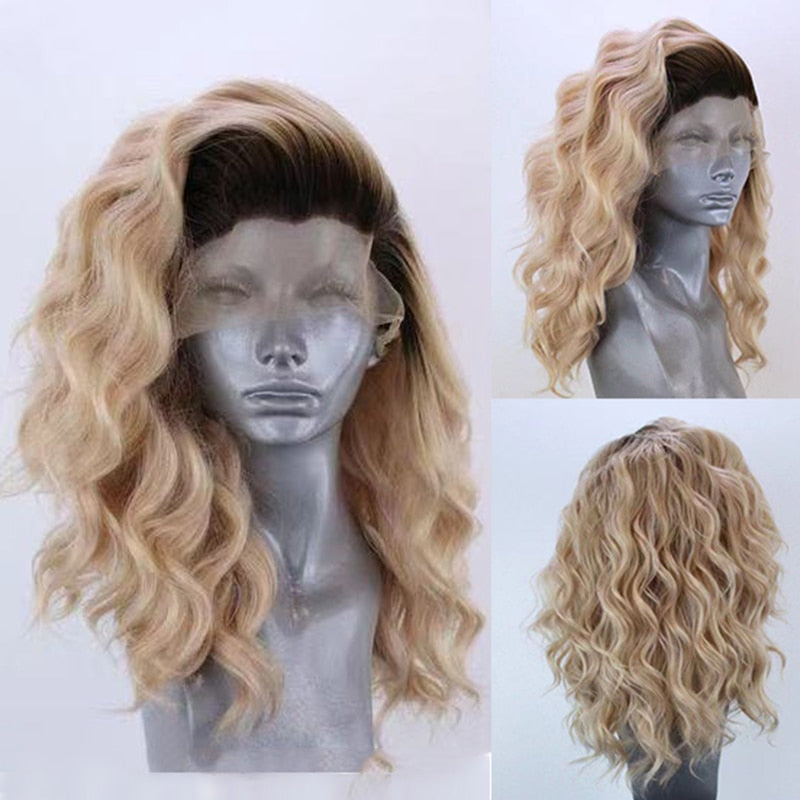 Curly’s Lace Front Short Bob Wigs