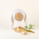Soft Knitted Angora Floppy Rabbit Ears Bonnet Newborn Photography Props