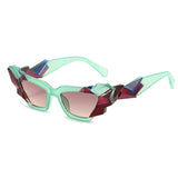 Franny's Fragmented Cat eye Sunglasses