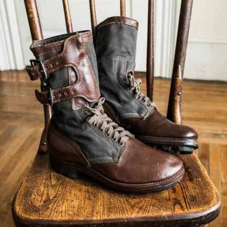 Steampunk, Pirate or Viking Cosplay Faux Leather Boots