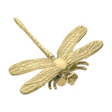 Brass Dragonfly and Feather Furniture Door Handles and Knobs