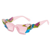 Franny's Fragmented Cat eye Sunglasses