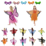 Kids Fairy Butterfly Wings and Masks