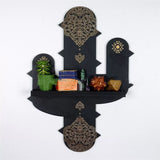 Wooden Crystal Display Shelves
