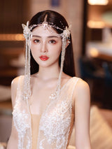 Mermaid Headdress Water Effect Transparent Crystal Headwear
