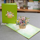 Pop-Up Flower Card 3D Greeting Card