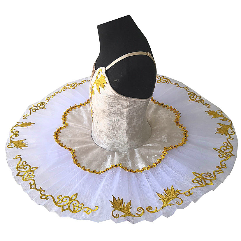 Velvety Top Embroidered Ballet Tutus Kids and Adult Ballerinas
