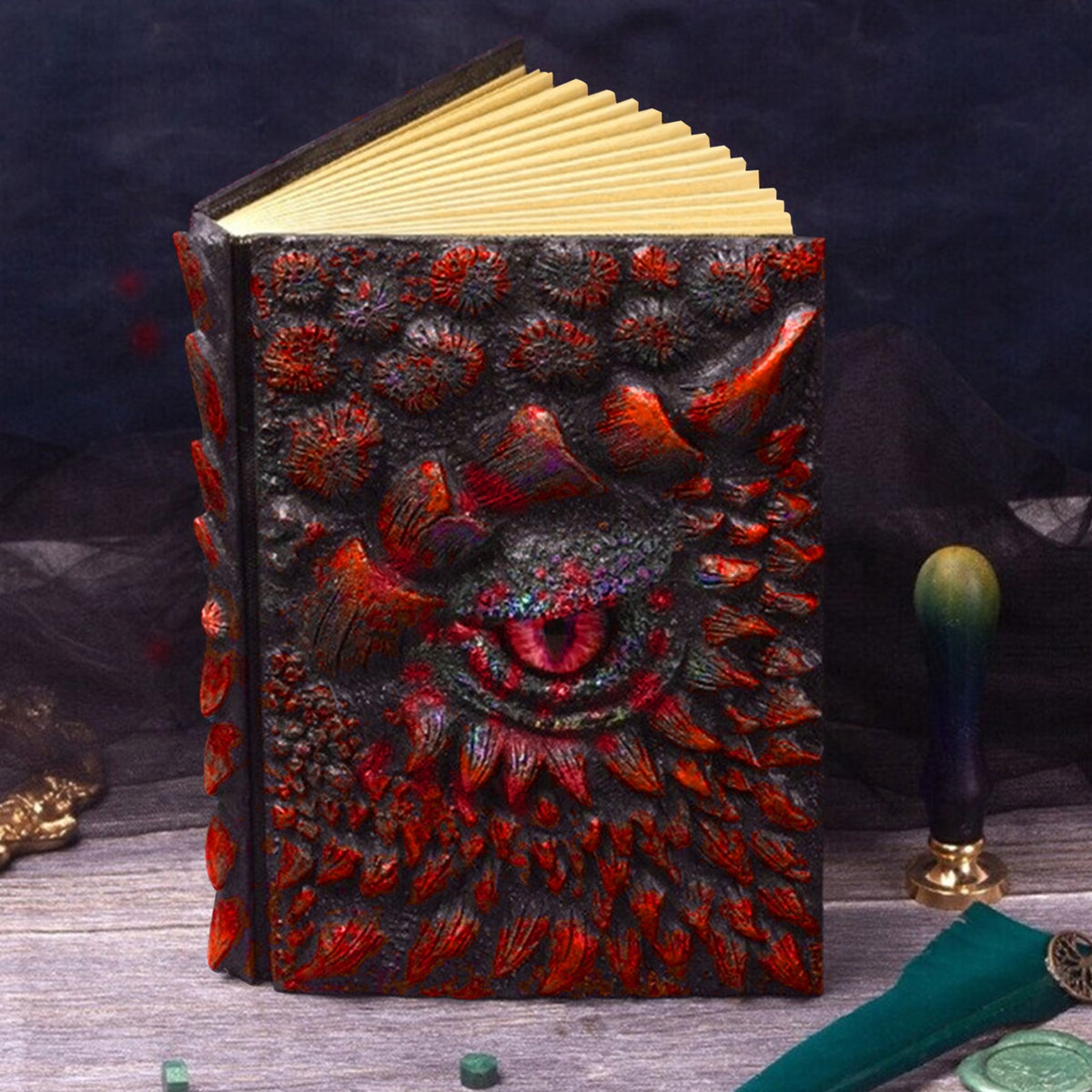 Dragon's Eye Embossed Resin Notebook A5 Journal