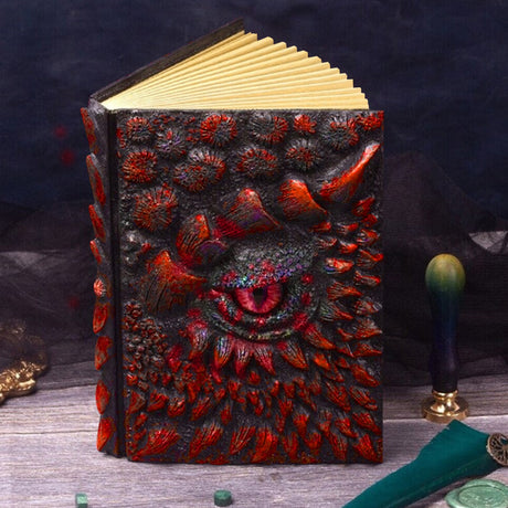 Dragon's Eye Embossed Resin Notebook A5 Journal