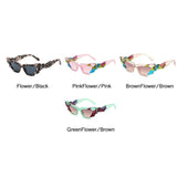 Franny's Fragmented Cat eye Sunglasses