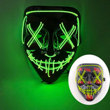 Glowing Cosplay LED Joker Masks