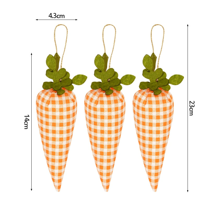 Easter Cotton Carrots Decoration Gifts